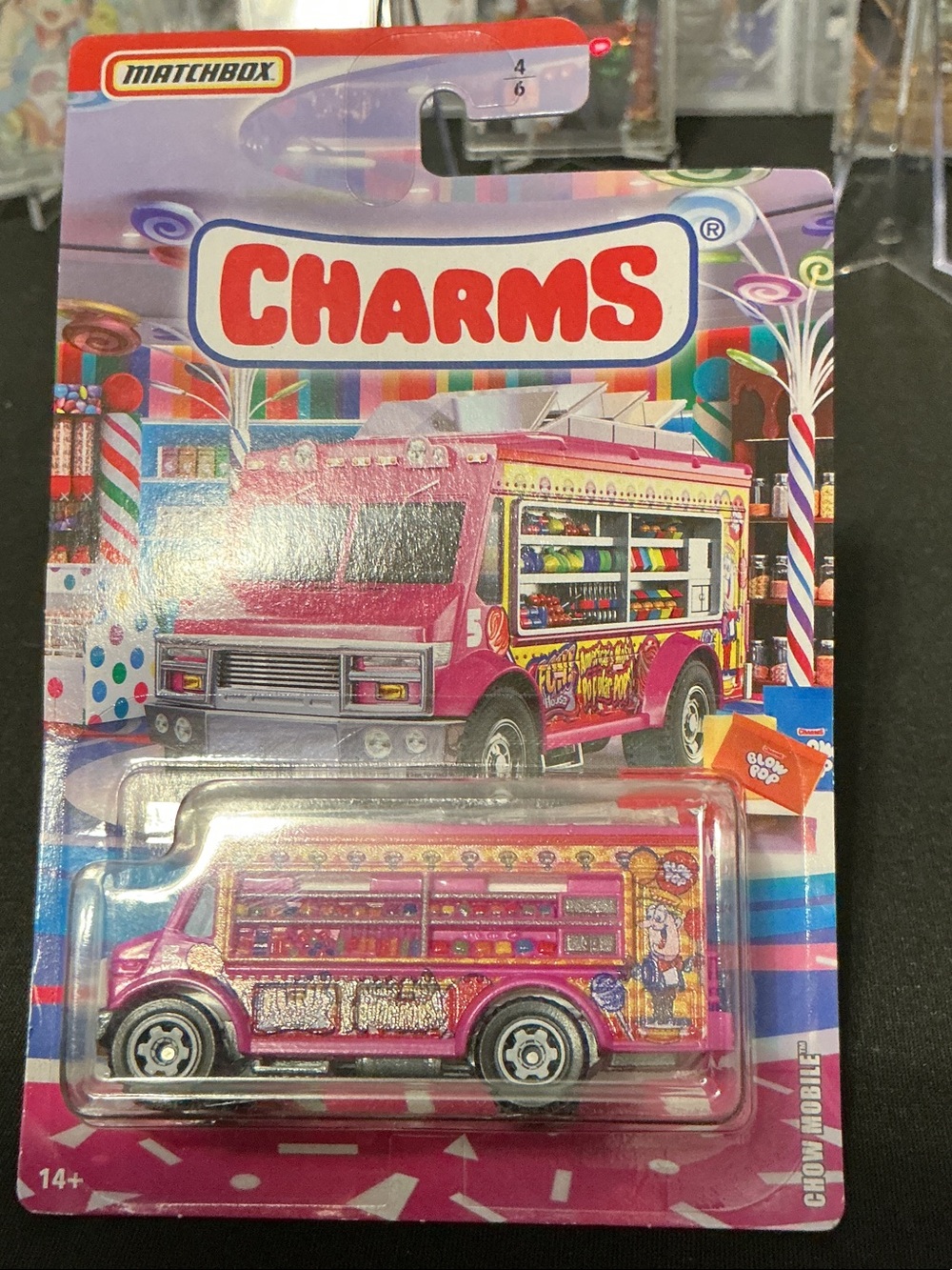 Matchbox Charms Pink Candy Truck Toy Vehicle
